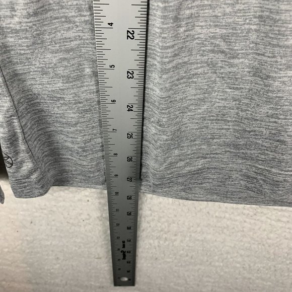 Gaiam T-Shirt Mens Small Sleet Heather Polyester Stretch Everyday Basic NWT 6862 - Picture 7 of 9